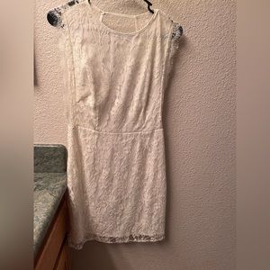 KIMCHI BLUE lace mid thigh dress with open back